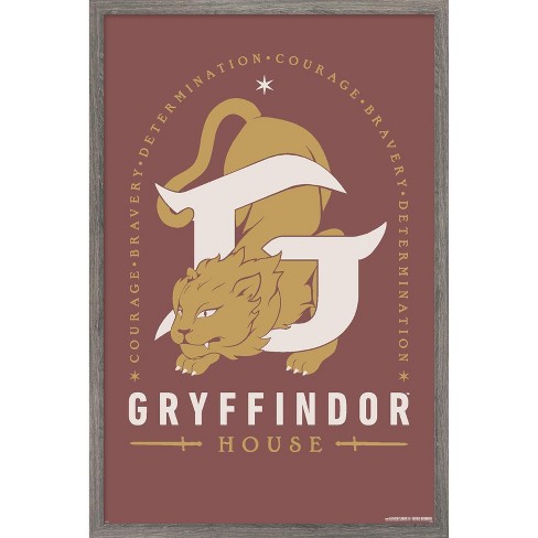 Trends International Harry Potter: Darker Arts - Gryffindor House Framed Wall Poster Prints - image 1 of 4