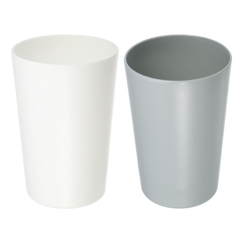 Unique Bargains Bathroom Toothbrush Tumblers PP Cup for Bathroom Kitchen 4.92''x3.03'' 2pcs, 1 of 7