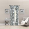 Ellis Curtain Wynette Lined 3" Rod Pocket Curtain Panel Pair with Tiebacks Blue - 2 of 4