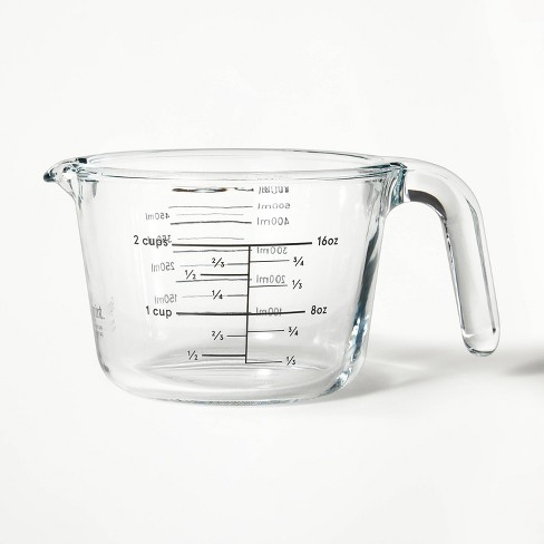 2 Cup Glass Measuring Cup Clear - Figmint™ : Target