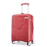American Tourister Kids' Mickey Molded Hardside Carry On Spinner Suitcase - Red