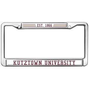 Kutztown University Full Size Standard License Plate Metal Frame - 1 of 4