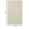 9x12 Ultra Soft Shag Area Rug,Plush Non-Slip Boho Floral Rug, Non-Shedding & Easy Care Thick Modern Fluffy Carpet– Beige - 2 of 4