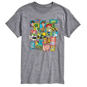Men's - Toy Story - Buzz, Woody, And Friends Short Sleeve Graphic T-Shirt - 1 of 4
