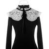 Elerevyo Women Blouse Detachable Neck Ruff Fake Dickey Collar 1 Pc - 2 of 4