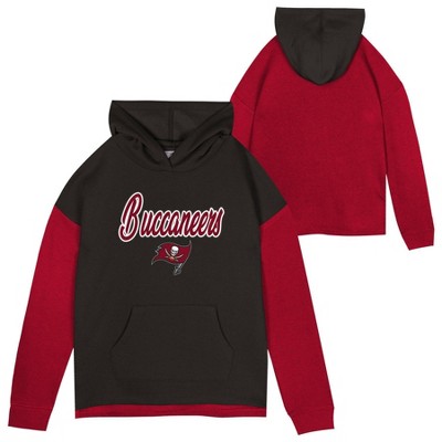 Nfl Atlanta Falcons Girls' Fleece Hooded Sweatshirt : Target