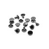 Dritz 120ct Rivets Double-Cap Tools Gunmetal - 4 of 4