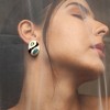 Women's The Marquess Stud Earrings - Sky Blue:Pistachio Green - 4 of 4