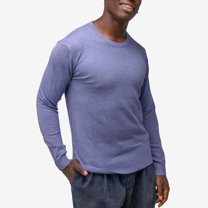 X RAY Men's Big and Tall Basic Crewneck Sweater, 4 of 5