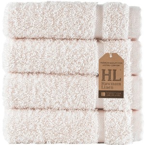 Hawmam Linen Washcloth Linen Set Original Turkish Cotton, Hotel Quality for Maximum Softness & Absorbency Face Towels for Hand, Kitchen & Cleaning - 1 of 4