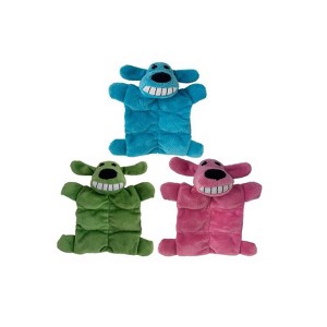 Multipet Assorted Loofa Squeakin Mat Dog Toy 6 in. 1 pk - 1 of 1