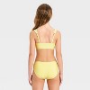 Girls' Strawberry Fields Bikini Set - art class™ Yellow - 2 of 3