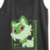 Women's - Pokémon - Sprigatito Stats Graphic Racerback Tank - 2 of 4