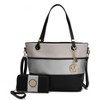 MKF Collection Vallie Color-Block Women’s Tote Bag with Wallet by Mia K - 2 of 4