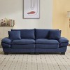 TiramisuBest Corduroy Sofa Sleeper Couch Loveseat Sofa with Pillows Comfy Upholstered Deep Seat Sofa for Bedroom, Modular Sectional Sofa wit - 3 of 4