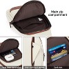 Leather Crossbody Bag for Women & Men, Adjustable Sling Backpack Purse, Multipurpose Daypack - 3 of 4