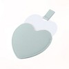 Unique Bargains Stainless Steel Heart Shaped Compact Makeup Mirror and PU Leather Case - 3 of 4