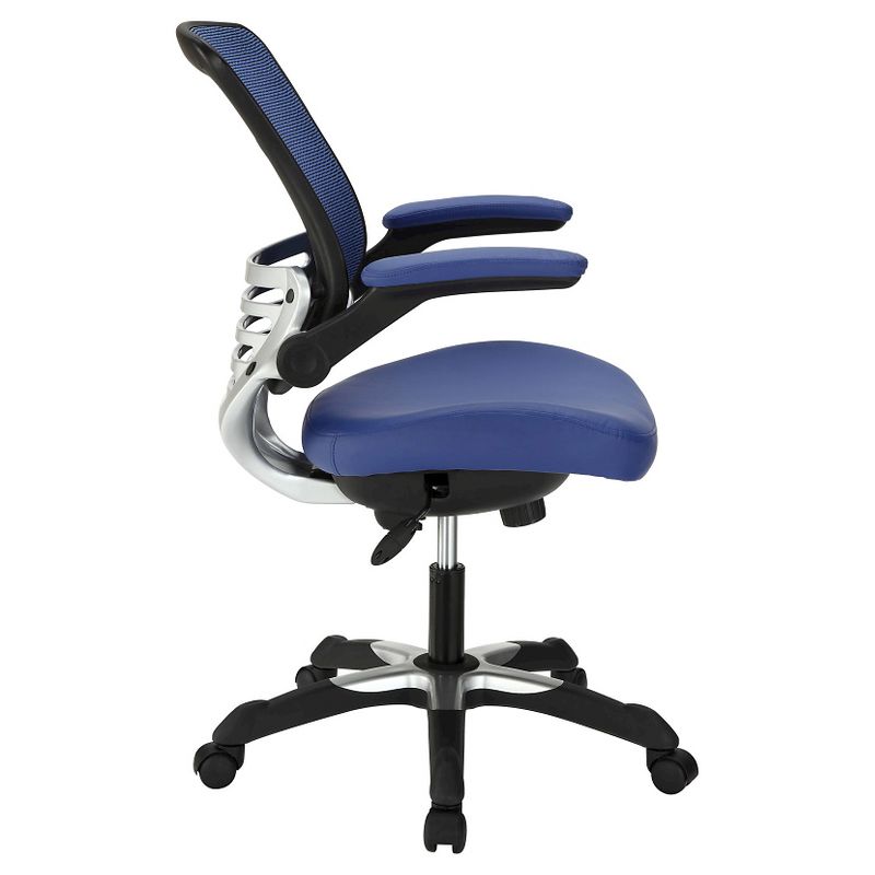 Edge Mesh Back with Leatherette Seat Office Chair - Modway, 4 of 7