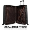 ELLE Luggage Checked Belleville 3pc Expandable Retro Spinner Hardside Suitcase Set - 3 of 4