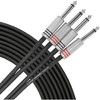 Livewire Advantage Interconnect Dual Cable 1/4" TS Male to 1/4" TS Male - 2 of 2