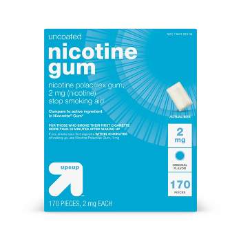 Nicotine 2mg Gum Stop Smoking Aid - Original Flavor - up & up™