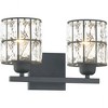 Quoizel Lighting Gibson 2 - Light Vanity in  Matte Black - 3 of 4