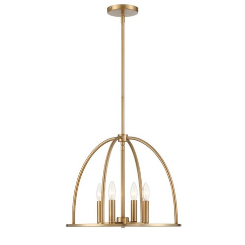 Crystorama Lighting Abbott 4 - Light Chandelier in  Vibrant Gold - image 1 of 2