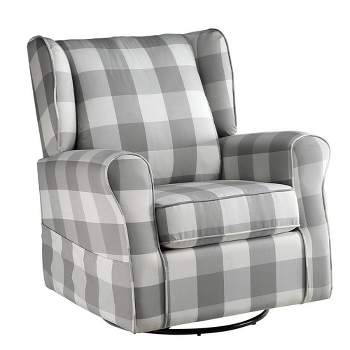 Patli 35" Accent Chairs Gray Fabric - Acme Furniture