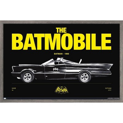Trends International DC Comics Batman: 85th Anniversary - 1966 Batmobile Framed Wall Poster Prints