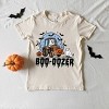 Boo-Dozer Ghost - Youth Short Sleeve Graphic T-Shirt and Toddler Short Sleeve Graphic T-Shirt - 3 of 4
