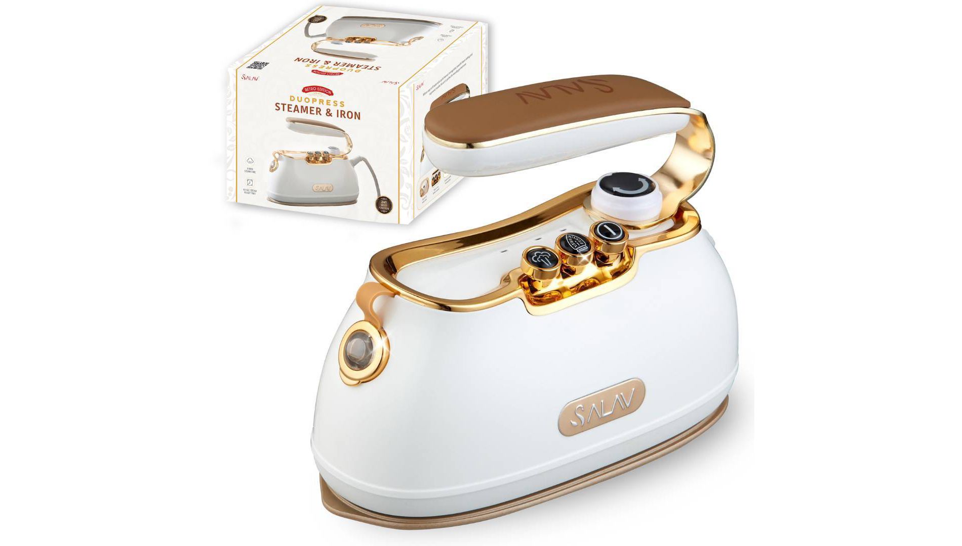 SALAV IS-900 Retro Edition Duopress Steamer and Iron