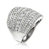 Ross-Simons 2.00 ct. t.w. Diamond Multi-Row Ring in Sterling Silver - 3 of 4