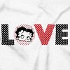 Betty Boop Cartoon Polka Dots Love Womens Graphic T Shirt Tees Brisco Brands - 2 of 4