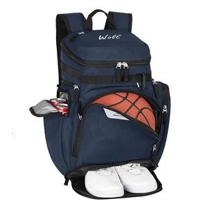 Generic Basketball Backpack, Large Sports Bag with Separate Ball Compartment - 1 of 4