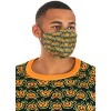 HalloweenCostumes.com One Size Fits Most   Pumpkins Pattern Sublimated Adult Face Mask, Black/Orange/Green - 3 of 4