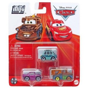 Disney Cars Mini Racers 3-Pack (Professor Z, Mater, Holley Shiftwell) - 1 of 2