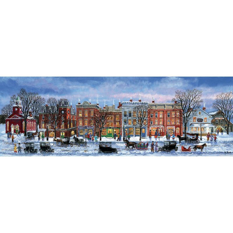 Sunsout Winter Shopping 500 pc   Jigsaw Puzzle 63839, 1 of 6