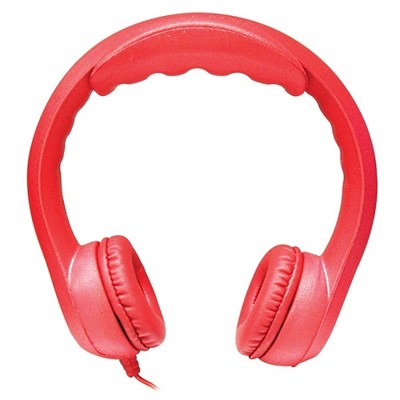 Hamilton Buhl Flex Stereo Foam Headphones (Red, 3-Pack) and Accessory Bundle