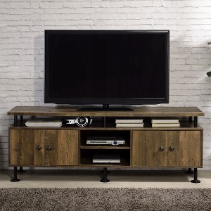 NicBex Rustic TV Stand with 2-Shelf and 4 Cabinets Modern Entertainment Center Media Console for Living Room, Bedroom - 1 of 4