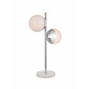 Elegant Lighting Eclipse 2 Lights Brass Table Lamp With Frosted White Glass - 4 of 4