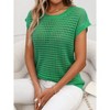Women's Sleeveless Knit Sweater Top – Soft & Breathable Loose Fit Pullover - 4 of 4