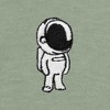 Dalix Astronaut Embroidered Shorts Washed Soft Fleece Relaxed Drawstring Pocket Fit Lounge Womens - 2 of 4