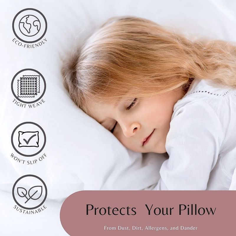 Superity Linen Queen Pillow Cases  - 2 Pack - 100% Premium Cotton - Open Enclosure, 5 of 8