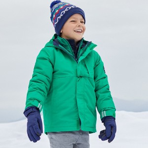 Lands' End Kids Squall Waterproof Insulated 3 in 1 Parka - 1 of 4