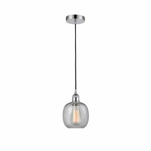Belfast - 1 Light Cord Hung Mini Pendant In Industrial Style-9.75 Inches Tall and 6 Inches Wide - 1 of 1
