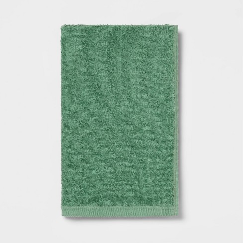 Everyday Hand Towel Light Green - Room Essentials™: Cotton Terry ...