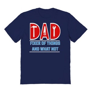 Rerun Island Men's Dad Fixer Of Things Short Sleeve Graphic Cotton T-Shirt - 1 of 3