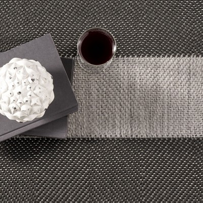 Alexis Black and Gray Striped 3' x 5' Outdoor Area Rug