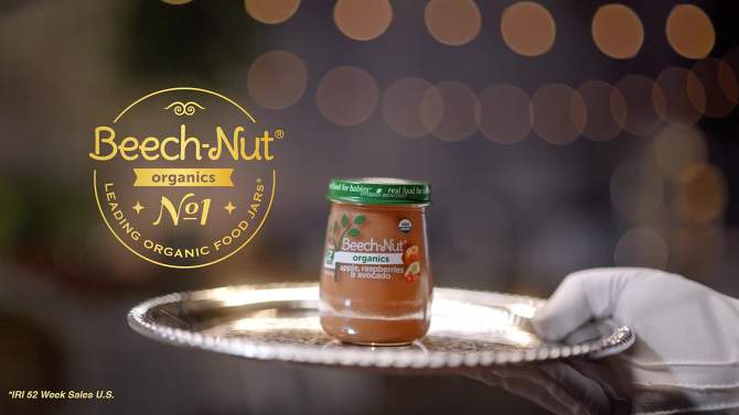 Beech-Nut Organic Apple Blueberry Oatmeal Baby Meals Jar - 4oz, 2 of 9, play video