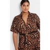 Women's Plus Size Amara Print Dress - marsala | CITY CHIC - 2 of 4